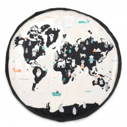 Tapis de jeu & sac à jouets Worldmap - Play&Go