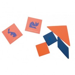 Tangram - jeu créatif pour enfants à partir de 3 ans - Les Petites Merveilles - Moulin Roty