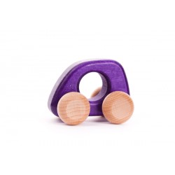 Mini voiture en bois violette - Bajo