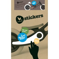 Wishbone, Sticker Pack-Recycling Bike Paisley