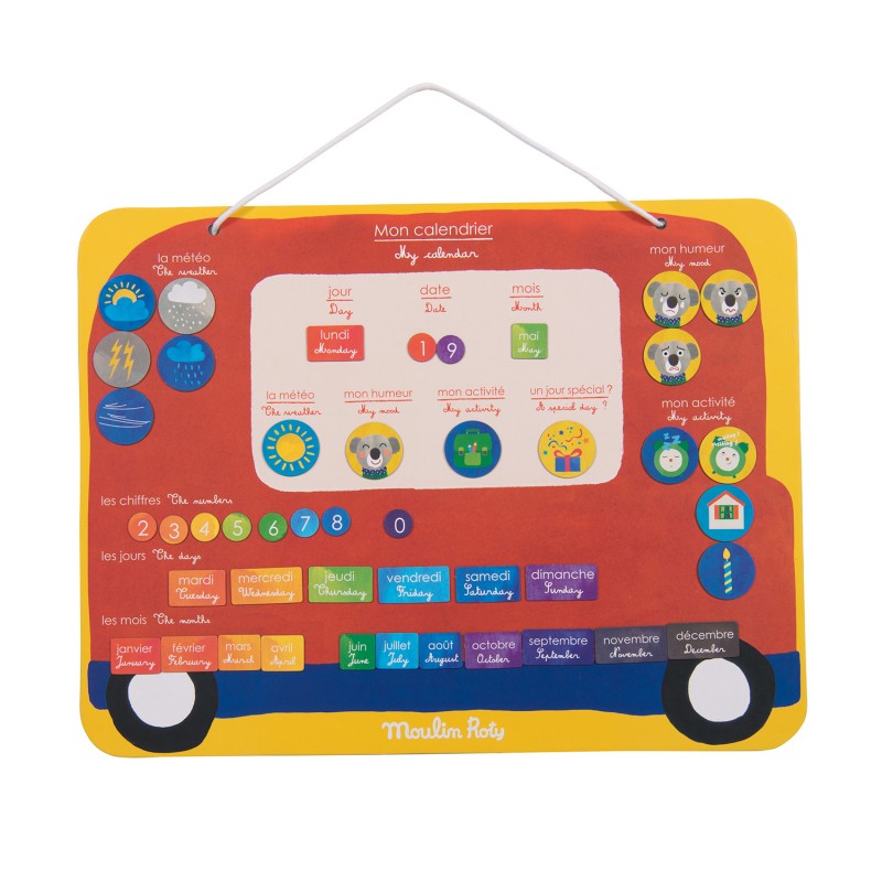 Kalender Magnetisch Französisch