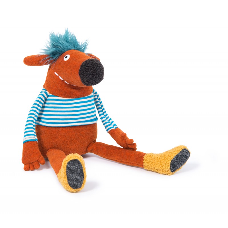 Peluche Pidou orange - Les Schmouks - Moulin Roty