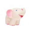 Greifling Elefant weiss-rosa