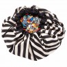 Tapis de jeu & sac à jouets Stripes black - Play&Go