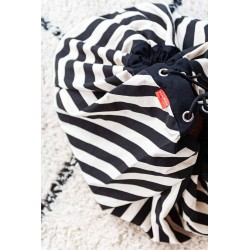 Spielmatte & Spielzeugtasche Stripes black - Play&Go
