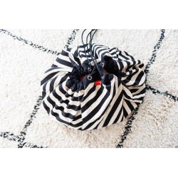 Spielmatte & Spielzeugtasche Stripes black - Play&Go
