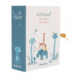 Geburtsgeschenke-Box Französisch "Trois petits Lapins"