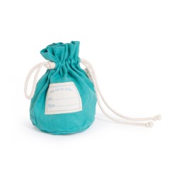 Sac de billes turquoise - Vintage - Aujourd'hui c'est mercredi - Moulin Roty