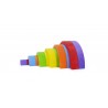 Couleur arc-en-ciel petit en bois - Bajo