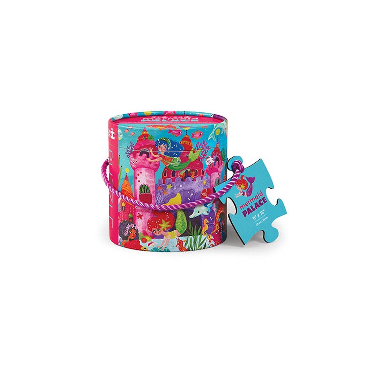 24 pc mini Canister Puzzle Mermaid Palace