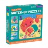 Match-Up Puzzle Ocean Babies - Puzzle Les bébés de l'océan 6 pièces -  à partir de 1 an - Mudpuppy
