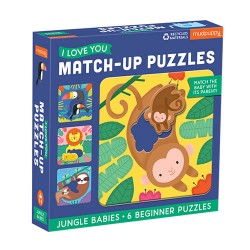 Match-Up Puzzle Jungle Babies