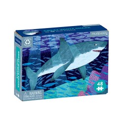 48 PC Mini Puzzle White Shark