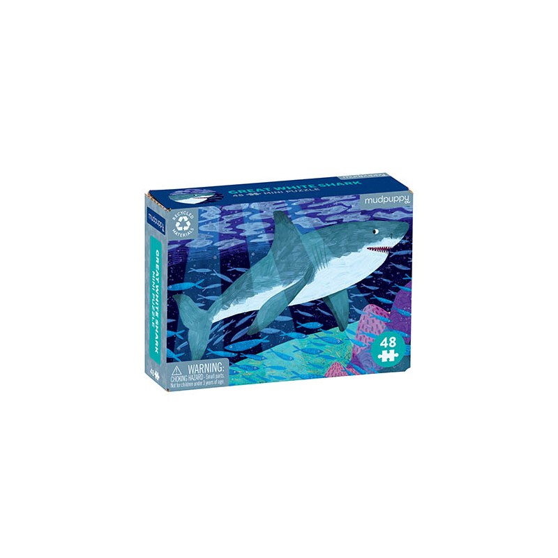 48 PC Mini Puzzle White Shark