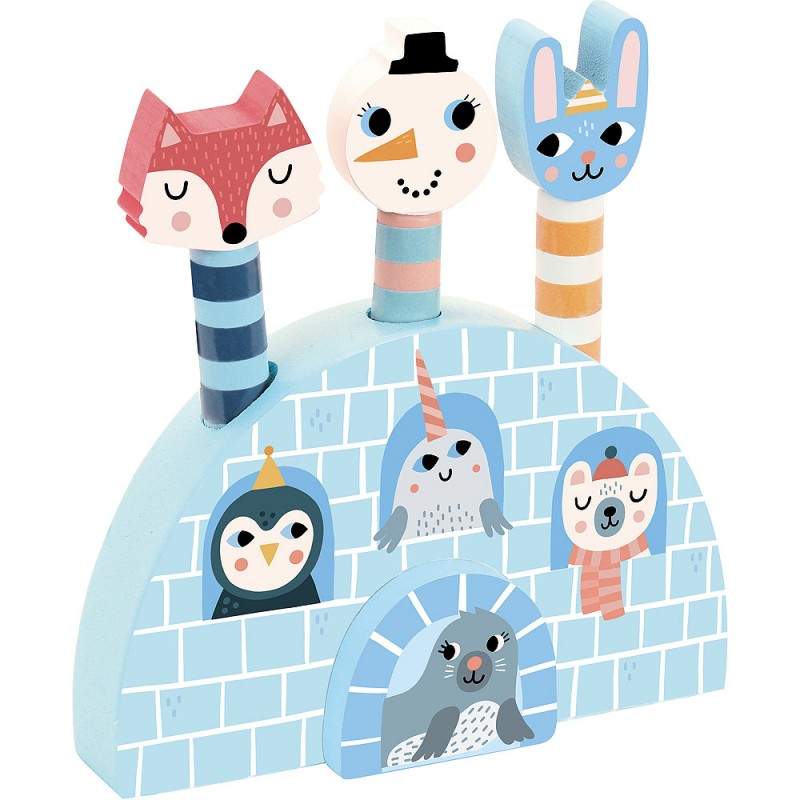 Jeu pop-up en bois - Michelle Carlslund - Vilac