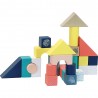 Poussette avec cubes en bois