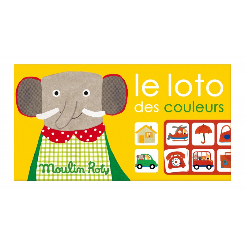 Loto en carton pour enfants à partir de 2 ans - Moulin Roty