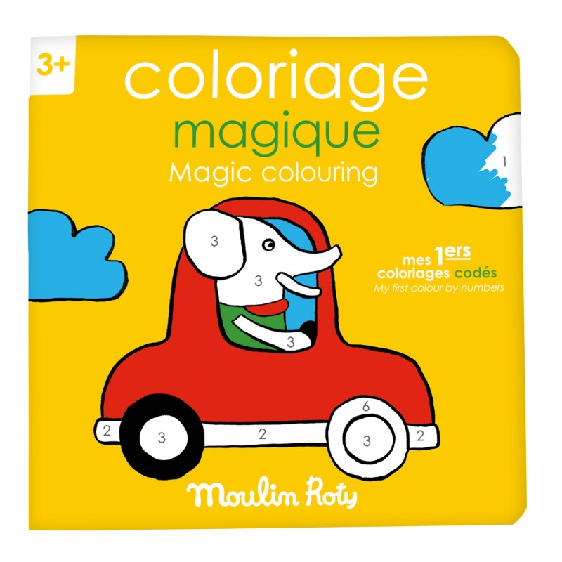 Magisches Malbuch - Les Popipop - Für Kinder ab 3 Jahren - Moulin Roty