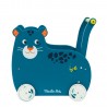Lauflernwagen Panther Zimba aus Holz für Kinder ab 12 Monaten - Le Jungle - Moulin Roty