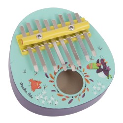 Kalimba aus Holz "Dans la Jungle" - Kinder Instrument -  Moulin Roty