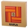 KAPLA®  Buch und Farben rot - orange - Baukasten - das Original