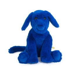 Plüschtier blauer Hund le chien bleu - Ecole des loisirs - Moulin Roty