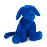 Plüschtier blauer Hund le chien bleu  - Ecole des loisirs - Moulin Roty