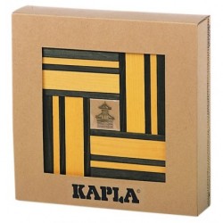 KAPLA® Couleurs et livre vert et jaune  - Jeu de construction - l'original