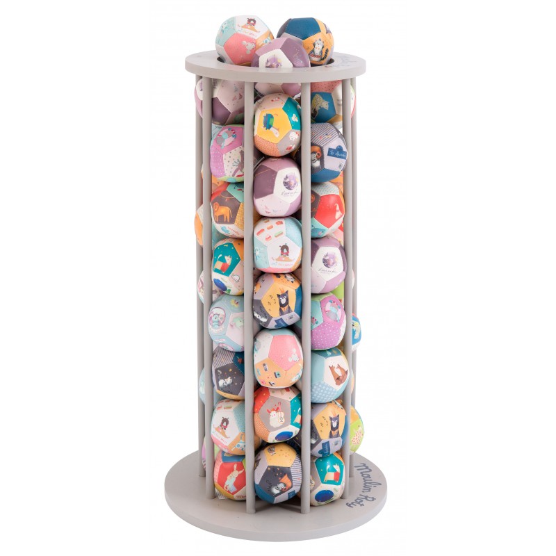 Display Softbälle grau (ohne Bälle)