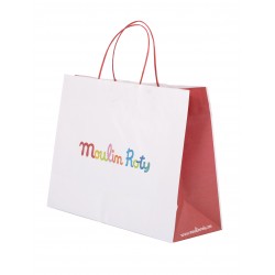 Eine tolle Papiertragtasche, praktisch und schont die Umwelt - Moulin Roty