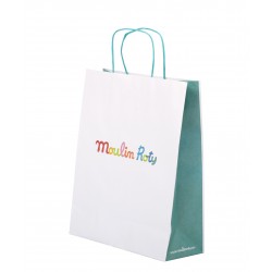 Eine tolle Papiertragtasche, praktisch und schont die Umwelt - Moulin Roty