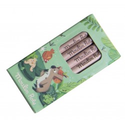 Boîte de 6 crayons - Dans la Jungle