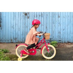 Casque vélo enfant rouge - Bobbin