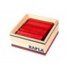 Coffret de 40 planchettes Kapla® couleur rouge