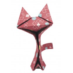 Origami à plier Chat - Fridolin