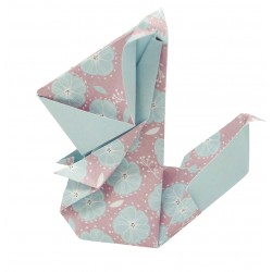 Origami zum falten - Eichhörnchen 15 x 15 cm - Fridolin