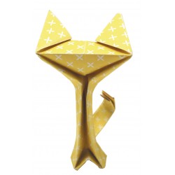 Origami amusant à plier Chats 20 x 20 cm - Fridolin