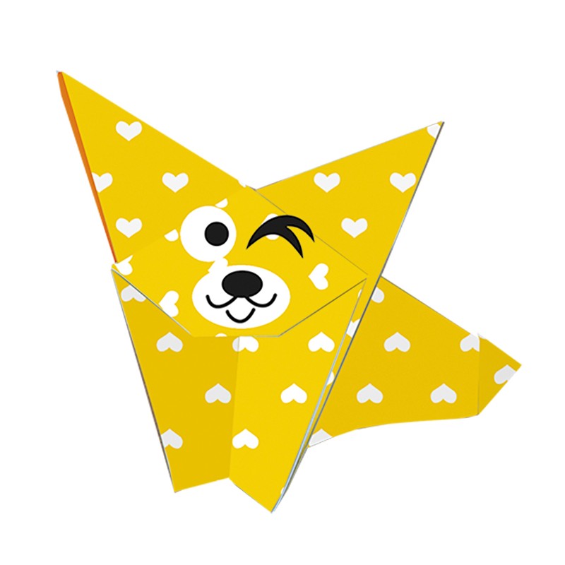 Kids Origami Hunde 15 x 15 cm