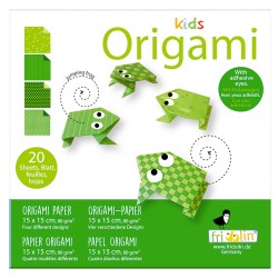 Kids Origami Grenouilles 15 x 15 cm