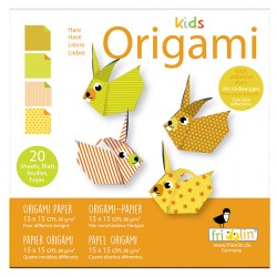 Kids Origami Hasen 15 x 15 cm