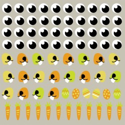 Kids Origami Hasen 15 x 15 cm - Fridolin