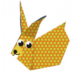 Kids Origami Hasen 15 x 15 cm