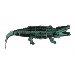 Modèle papier 3D crocodile - Fridolin