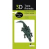 Modèle papier 3D crocodile - Fridolin