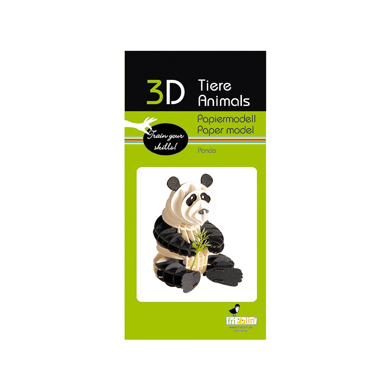 3D Papier Modell Panda