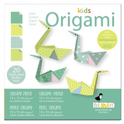 Kids Origami Schwäne 15 x 15 cm - Fridolin