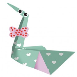 Kids Origami Cygnes 15 x 15 cm - Fridolin