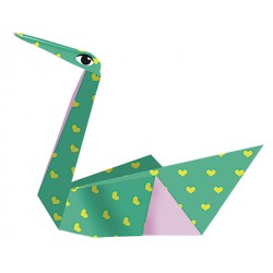 Kids Origami Cygnes 15 x 15 cm - Fridolin