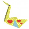 Kids Origami Cygnes 15 x 15 cm - Fridolin