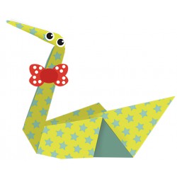 Kids Origami Cygnes 15 x 15 cm - Fridolin